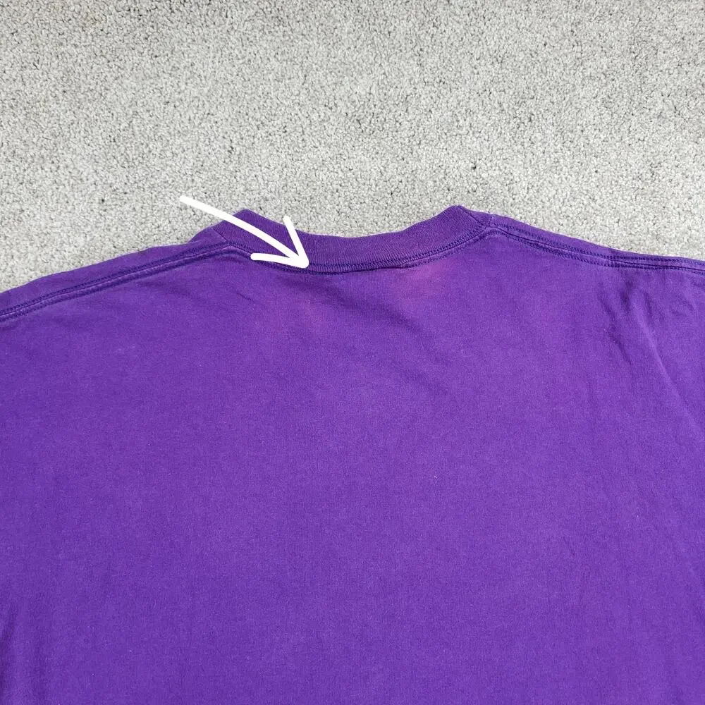 Mickey‎ Inc Womens T-shirt XL Purple Walt Disney World 25th Anniversary Cotton